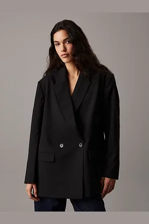 Calvin Klein Relaxte Double-Breasted Blazer