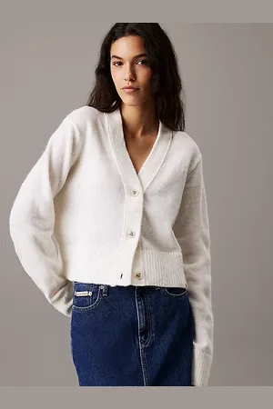 Calvin Klein Vest van pluche-wolmix