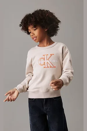 Calvin Klein Hoekig sweatshirt met logo