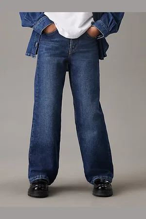 Calvin Klein High Rise Wide Leg Jeans