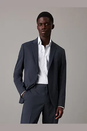 Calvin Klein Slim blazer met structuur