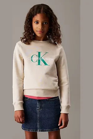 Calvin Klein Sweatshirt met logo voor kinderen