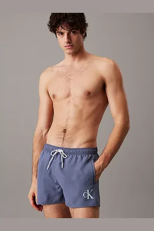 Calvin Klein Korte zwemshort met trekkoord - CK Monogram