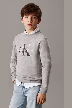 Calvin Klein Sweatshirt met logo voor kinderen