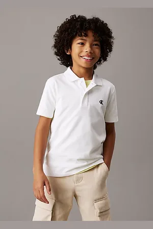 Calvin Klein Polo van stretch piqué