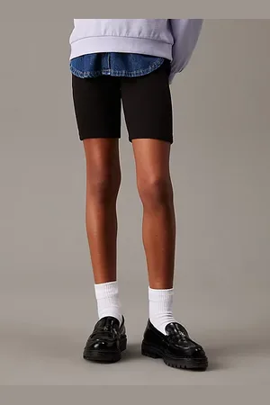 Calvin Klein Skinny geribbelde cycling shorts