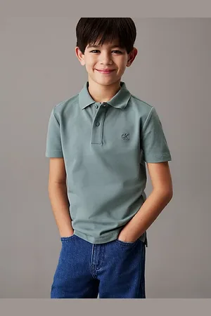 Calvin Klein Polo van stretch piqué