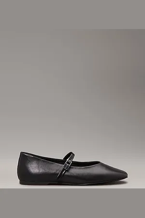 Calvin Klein Leren Mary Jane-ballerina