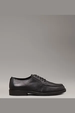 Calvin Klein Leren veterschoenen met apron toe
