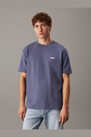 Calvin Klein T-shirt van stretchkatoen met embleem