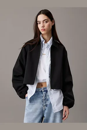 Calvin Klein Cropped jack van zacht technisch nylon