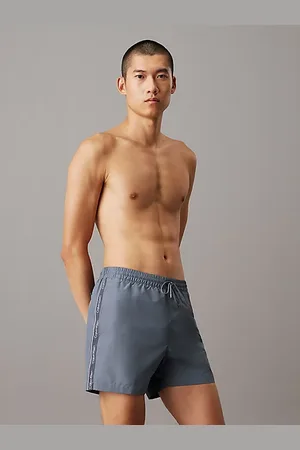 Calvin Klein Medium zwemshort met trekkoord - Logo Tape