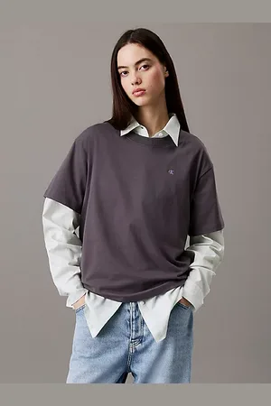 Calvin Klein Relaxed T-shirt met logo achter