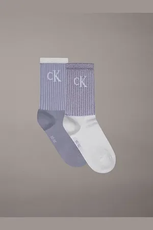 Calvin Klein 2-pack gestreepte crewsokken