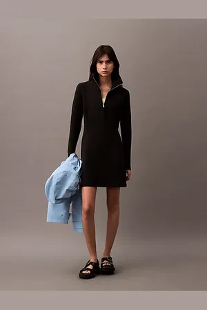 Calvin Klein Scubajurk met lange mouwen en ritssluiting