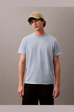 Calvin Klein Acid wash T-shirt met logo