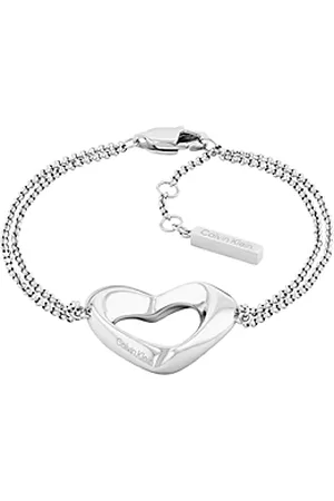 Calvin Klein Dubbele kettingarmband met hart