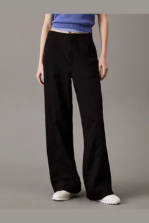 Calvin Klein Broek van zacht katoen-linnen