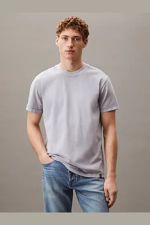 Calvin Klein T-shirt van gewassen katoen