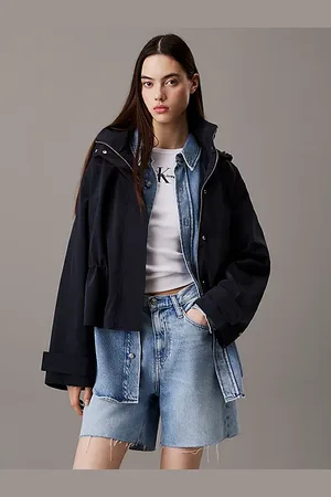 Calvin Klein Relaxed jack met capuchon van zacht nylon