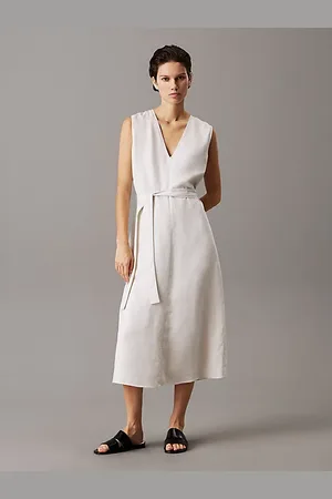 Calvin Klein Linnen lyocell jurk