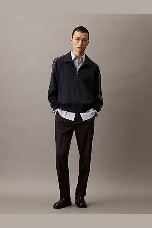 Calvin Klein Wollen gabardine broek