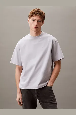 Calvin Klein Relaxed T-shirt van zwaar jersey