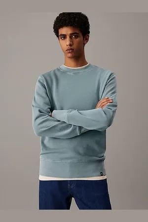 Calvin Klein Badstoffen sweatshirt van gewassen katoen