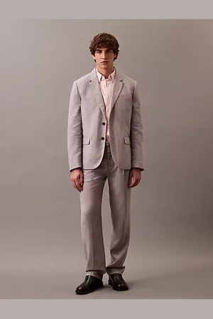Calvin Klein Relaxte linnen reisblazer