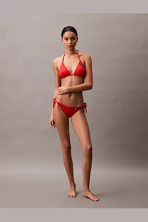 Calvin Klein Bikinibroekje met strikbandjes - CK Monogram