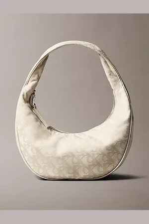 Calvin Klein Hobo bag met jacquard met logo