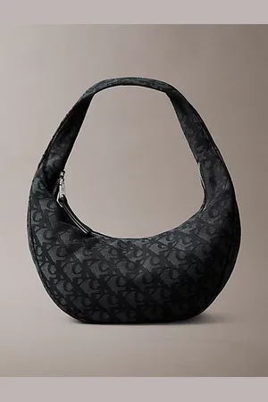 Calvin Klein Hobo bag met jacquard met logo
