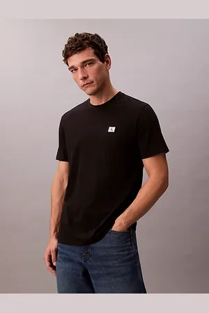 Calvin Klein T-shirt van katoen met embleem