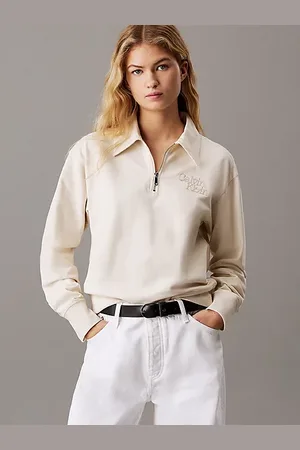 Calvin Klein Polo sweatshirt met rits