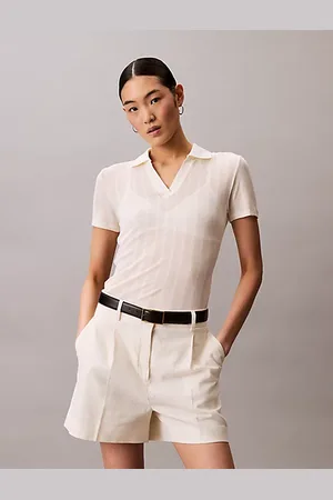 Calvin Klein Pointelle-gebreide polo