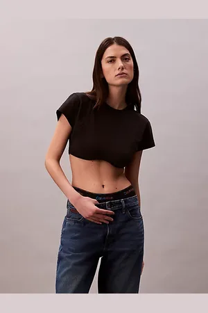 Calvin Klein Cropped top met strik op rug - Pride