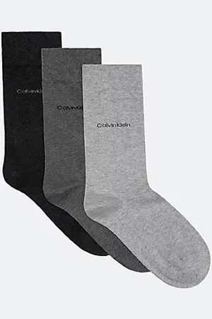 Calvin Klein 3-pack zachte crewsokken van gekamd katoen