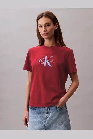 Calvin Klein T-shirt met monogramlogo