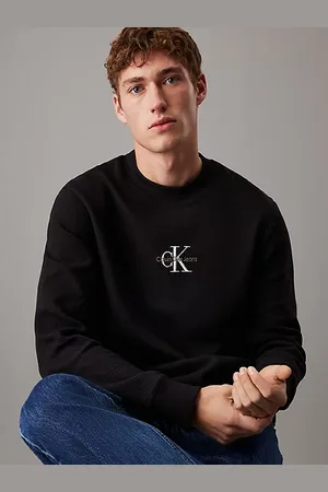 Calvin Klein Wafel-T-shirt met lange mouwen