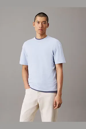 Calvin Klein Relaxed T-shirt van interlock katoen