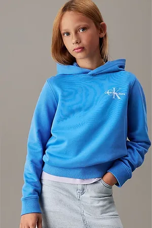 Calvin Klein Relaxed hoodie met logo voor kinderen