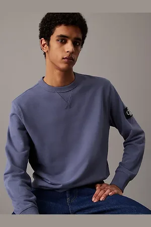 Calvin Klein Sweatshirt met embleem van badstofkatoen