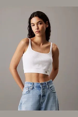 Calvin Klein Bralettetop van ribkatoen
