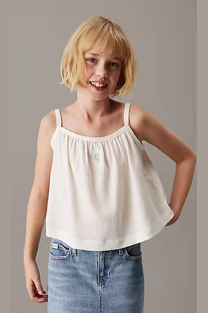 Calvin Klein Losse gekreukelde top