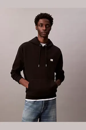 Calvin Klein Hoodie van badstofkatoen met embleem