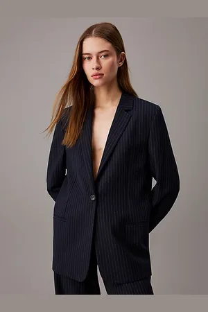 Calvin Klein Relaxte krijtstreep blazer