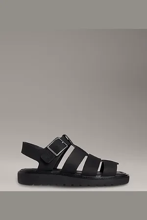 Calvin Klein Leren Fisherman-sandalen