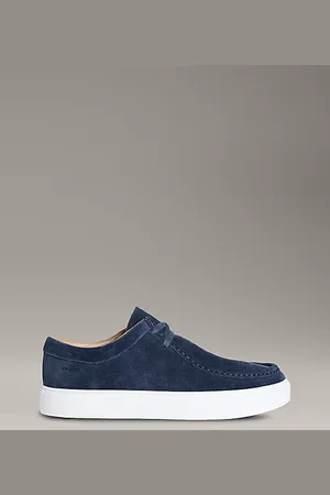 Calvin Klein Leren hybride veterschoenen met apron punt