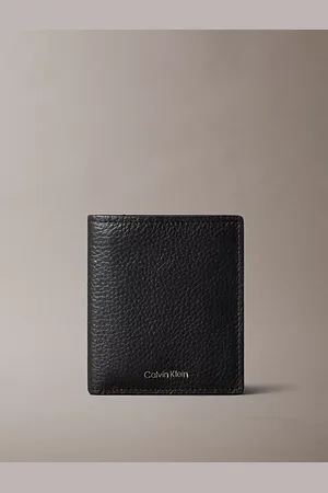 Calvin Klein In drieën gevouwen leren RFID-portemonnee