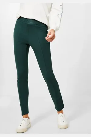 CECIL Dames Slim-fit broek van 28 inch in , Gr: XXL